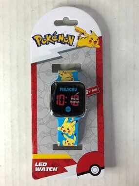 Pokemon LED Digital Watch Kids to Adult Pikachu New Accutime Working